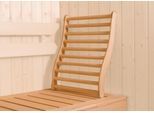 Sauna-Rückenlehne WEKA "Lendenstütze", beige (natur), Massivholz, Rückenlehnen