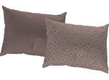 Dekokissen ADAM "Urban Cactus", braun (kaffee, gemustert), B:40cm L:60cm, Baumwolle, Dekokissen_Sitzkissen_Kissenhüllen, zertifizierter Bio-Baumwolle, Wendekissenhülle ohne Füllung, 1 Stück