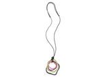 Lange Kette "Anouk", Damen, Gr. onesize, Holz, bunt (mehrfarbig), COLLEZIONE ALESSANDRO, Basic, Halsketten, bewegliche Elelemente