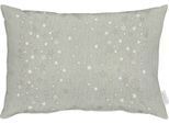 Dekokissen APELT "4709" Gr. 1, grau (taupe, gemustert), B:35cm H:5cm L:50cm, Polyester, Dekokissen_Sitzkissen_Kissenhüllen, 4709 35X50