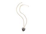 Lange Kette "Miriam", Damen, Gr. onesize, Metall, gold, COLLEZIONE ALESSANDRO, Basic, Halsketten, Kette mit Herz