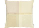 Dekokissen APELT "Artos" Gr. 1, beige (natur, beige, gemustert), B:48cm H:5cm L:48cm, Polyester, Dekokissen_Sitzkissen_Kissenhüllen, Kissenhülle mit Füllung, 1 Stück
