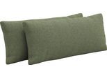 Auflagekissen SIT & MORE "Emely", grün (olive), B:65cm H:25cm T:10cm, 95%Polyester, 5% Polyamid, Polsterauflagen