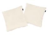 Dekokissen "CR.480", beige (perlcreme, unifarben), B:40cm L:40cm, Leder, CREATION BY ROLF BENZ, Dekokissen_Sitzkissen_Kissenhüllen, wahlweise in Stoff oder Leder, in drei Größen