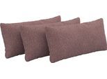 Auflagekissen SIT & MORE "Dance", lila (aubergine), B:60cm H:30cm T:10cm, 100% Polyester, Polsterauflagen