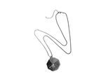 Lange Kette "Ramona", Damen, Gr. onesize, Metall, silber, COLLEZIONE ALESSANDRO, Basic, Halsketten, mit geometrischem Anhänger