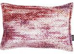 Dekokissen DONE. "Glam Colour", rot (rost, blutrot, brombeer, meliert), B:40cm L:60cm, Polyester, Dekokissen_Sitzkissen_Kissenhüllen, Reißverschluss, Ohne Füllung, meliert