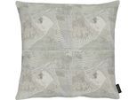 Dekokissen APELT "1307" Gr. 1, grau (grau, beige, gemustert), B:46cm L:46cm, Polyester, Dekokissen_Sitzkissen_Kissenhüllen, Kissenhülle ohne Füllung, 1 Stück