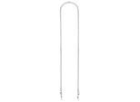 Brillenkette BRUNO BANANI "Schmuck Geschenk - Perfekt zu Brille und Sonnenbrille", silber (silberfarben), Tragebänder, DamenL:75cm, Aluminium, Messing, Silikon, als Maskenkette tragbar, L:75cm