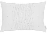 Dekokissen APELT "1504" Gr. 1, bunt (silberfarben, weiß, sterne), B:35cm H:5cm L:50cm, Polyester, Dekokissen_Sitzkissen_Kissenhüllen, Kissenhülle mit Füllung, 1 Stück
