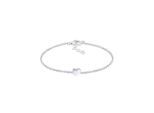 Armband ELLI "Armkette Herz Love Basic 925 Silber" Gr. 16, silber, Armbänder, Damen, 16cm, ohne Stein, Silber 925 (Sterlingsilber), Armband