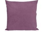 Dekokissen H.O.C.K. "Versatil", lila (mauve, unifarben), B:70cm H:10cm L:70cm, Baumwolle, Polyester, Dekokissen_Sitzkissen_Kissenhüllen, Sofakissen inkl. Füllung, 50x30cm, einfarbig, pink, Samt, Dekokissen
