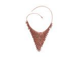 Kette mit Anhänger "Elke", Damen, Gr. onesize, Metall, rosa, COLLEZIONE ALESSANDRO, Halsketten, in dreiecksform mit kleinen Perlen