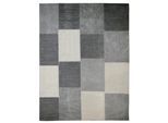 Teppich KAYOOM "Lyrical 110", bunt (multi, grau), B:120cm H:13mm L:170cm, Baumwolle, Teppiche, Teppich, Handgefertigt, hochwertig verarbeitetes Unikat im Antik-Design