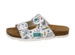 Pantolette LICO "Pantolette Bioline Zippy", Mädchen, Gr. 31, weiß, Synthetik, Schuhe Pantolette