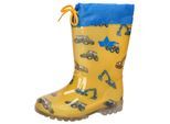 Gummistiefel LICO "Stiefel Power Blinky", Kinder, Gr. 33, gelb, Synthetik, Schuhe Gummistiefel