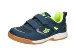 Hallenschuh LICO "Sportschuh Siro V", Mädchen, Gr. 28, blau, Synthetik, Schuhe Hallenschuh