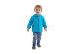 Funktionsjacke "FIOS 10 MNS JCKT", Mädchen, Gr. 98/104, blau (azur), Obermaterial: 100% Polyester.Futter: 100% Polyester, FIRST INSTINCT BY KILLTEC, Jacken Funktionsjacke, Wasser- und winddicht, Ärmel mit Grow-Up Funktion, Kinnschutz