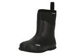 Gummistiefel ZIGZAG "Neopren Rubber Boot", Mädchen, Gr. 24, schwarz, Gummi, Synthetik, Schuhe Gummistiefel, mit griffiger Allwetter-Sohle