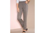 Dehnbund-Hose CLASSIC BASICS, Damen, Gr. 24, Kurzgrößen, beige, 100% Polyester, unifarben, lang, Hosen