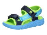 Sandale LICO "Sandale Aydin V", Mädchen, Gr. 28, blau, Synthetik, Schuhe Sandale