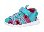 Sandale LICO "Sandale Nikita VS", Mädchen, Gr. 27, blau, Synthetik, Schuhe Sandale