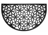 Fußmatte ANDIAMO "Nabucco 1" Gr. 42, schwarz, B:60cm H:10mm L:90cm, Gummi, Teppiche, Fußmatte, Gummi-Fußabtreter, Gusseisen Optik, In- und Outdoor geeignet