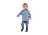 Funktionsjacke "FIOS 10 MNS JCKT", Mädchen, Gr. 110/116, blau, Obermaterial: 100% Polyester.Futter: 100% Polyester, FIRST INSTINCT BY KILLTEC, Jacken Funktionsjacke, Wasser- und winddicht, Ärmel mit Grow-Up Funktion, Kinnschutz