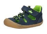 Lauflernschuh LICO "Lauflernschuh Gwen V", Baby, Gr. 24, blau, Veloursleder, Schuhe Lauflernschuh