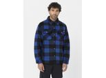 Funktionshemd DICKIES "Dickies Workwear Hemden PORTLAND SHIRT", Herren, Gr. M, Normalgrößen, blau (royal blau), Flanell, Obermaterial: 100% Polyester. Futter: 100% Polyester. Füllung: 100% Polyester, Hemden