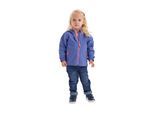 Funktionsjacke "FIOS 10 MNS JCKT", Mädchen, Gr. 110/116, blau (indigo), Obermaterial: 100% Polyester.Futter: 100% Polyester, FIRST INSTINCT BY KILLTEC, Jacken Funktionsjacke, Wasser- und winddicht, Ärmel mit Grow-Up Funktion, Kinnschutz