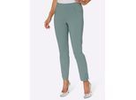 Webhose CLASSIC BASICS, Damen, Gr. 24, Kurzgrößen, grün (jade), 72% Viskose, 25% Polyamid, 3% Elasthan, unifarben, lang, Hosen