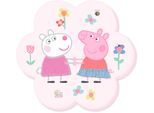 Dekokissen PEPPA PIG "Peppa Pig", bunt (bunt, bedruckt), B:35cm H:2,5cm L:35cm, Polyester, Dekokissen_Sitzkissen_Kissenhüllen, hochfarbig bedruckt