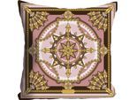 Dekokissen QUEENCE "»Ornament«", bunt (bunt, bedruckt), B:40cm L:40cm, Polyester, Dekokissen_Sitzkissen_Kissenhüllen, Kissenhülle ohne Füllung, 1 Stück