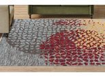 Teppich KAYOOM "Dilan 400", rot, B:80cm H:5mm L:150cm, Polyester, Teppiche, Teppich