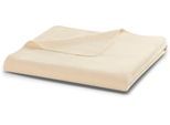Wohndecke BIEDERLACK "Pearl", beige (oatmeal), B:150cm L:200cm, Baumwolle, Wohndecken, Wohndecke, aus reiner Baumwolle, Kuscheldecke