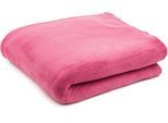 Plaid GÖZZE "Color", rosa (altrosa), B:150cm L:200cm, Polyester, Wohndecken, in schlichten Unifarben, Kuscheldecke