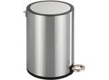 Kosmetikeimer WENKO "Monza", schwarz, B:24,5cm H:25,5cm T:18,5cm, Edelstahl, Kunststoff, Mülleimer, Kosmetikeimer, 3 Liter