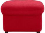Hocker DOMO COLLECTION "Faenza", rot (dunkelrot), B:60cm H:41cm T:60cm, 100% Polyester, Hocker, Polsterhocker, DOMO collection Hocker, in großer Farbvielfalt