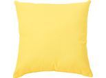 Dekokissen DONE. "Outside", gelb (lemon, unifarben), B:45cm L:45cm, Olefin (Polypropylen), Dekokissen_Sitzkissen_Kissenhüllen, Wetterfestes, einfarbiges Outside Kissen inklusive Füllung