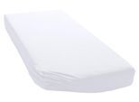 Spannbettlaken BELLANA "Jersey Classic", weiß, 1 Stk., Jersey, 60x120 60x130 60x140 70x120 70x130 70x140 25cm, Jersey, Obermaterial: 100% Baumwolle, Bettlaken, Spannbettlaken, für Kinder und Babys aus reiner Baumwolle