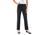 Dehnbund-Hose CLASSIC BASICS, Damen, Gr. 24, Kurzgrößen, schwarz, 100% Polyester, unifarben, lang, Hosen
