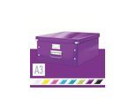 Leitz Click & Store WOW Aufbewahrungs- und Transportbox Groß (Für A3) Violett