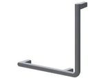 Winkelgriff Normbau Serie Cavere aus Aluminium, 90°, Anthrazit-Metallic, rechts, 400 x 400 mm - 7464002095