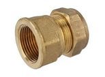 Klemmverschraubung für Kupferrohre - gerade 15 mm x 1/2'' IG für Heizung und Trinkwasser