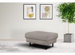 Polsterhocker HOME AFFAIRE "VEYRAS Sitzhocker, Maße B/T/H: 90/65/46 cm", grau (taupe), B:90cm H:46cm T:65cm, 100% Polyester, Hocker, Polsterhocker, mit Wellenunterfederung, passend zur Serie Veyras