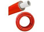Iso - Mehrschichtverbundrohr 20 x 2 mm / rot - 20 mm Isolierstärke - Rolle 25 m - 100% GEG ** 1m/5,71 EUR