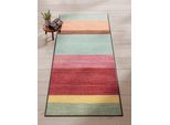 Fussmatte SALONLOEWE Gr. 2, bunt (rot, grün, gemustert), B:50cm H:7mm L:75cm, Kunstfaser, Polyamid, Teppiche, Fussmatte