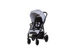 Chipolino Kinderwagen Buggy Insta, Fußabdeckung, Federung, Korb, Gurt, klappbar grau