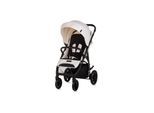 Chipolino Kinderwagen Buggy Insta, Fußabdeckung, Federung, Korb, Gurt, klappbar beige